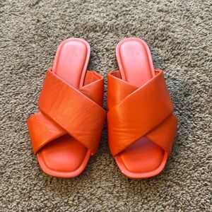 Nordstrom Caslon Red/Orange Sandals